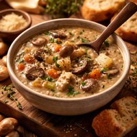 Chunky Mushroom Soup Slow Cooker