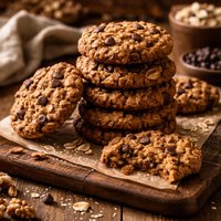 Chunky Oatmeal Cookies Freezer