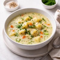 Chunky Potato Soup with Dill