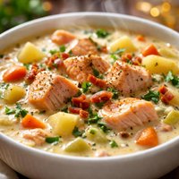 Chunky Salmon Chowder