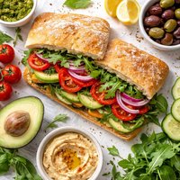 Ciabatta Veggie Sandwich