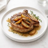 Cider Braised Pork Chops
