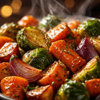 Cider Glazed Roasted Vegetables