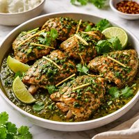 Cilantro Chicken with Ginger