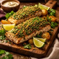 Cilantro Crusted Mahi Mahi