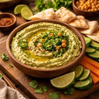 Cilantro Jalapeno Hummus