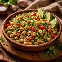 Cilantro Lime Chickpea Salad