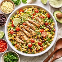 Cilantro Lime Pasta Salad with or Without Chicken