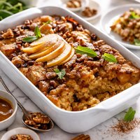 Cinnamon Apple Bread Pudding