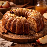 Cinnamon Apple Cider Bundt Cake