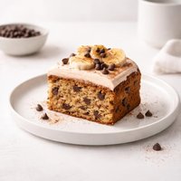 Cinnamon Banana Chocolate Chip Cake