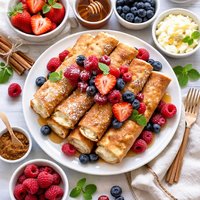 Cinnamon Blintzes