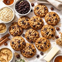 Cinnamon Bran and Raisin Cookies