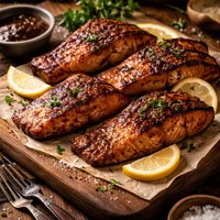 Cinnamon Brown Sugar Bbq Ed Salmon Steaks