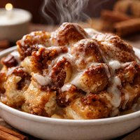 Cinnamon Bun Bread Pudding