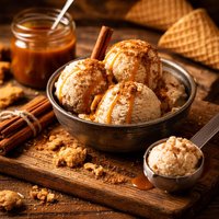 Cinnamon Caramel Ice Cream