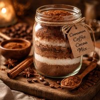 Cinnamon Coffee Cocoa Mix in a Jar