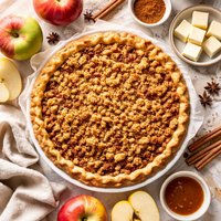 Cinnamon Crumble Top Apple Pie