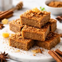 Cinnamon Ginger Bars 4 Ingredients