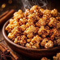Cinnamon Glazed Popcorn