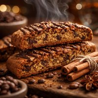 Cinnamon Mocha Biscotti