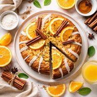 Cinnamon Orange Juice Cake