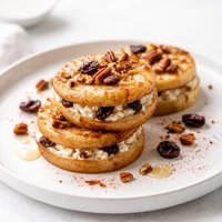 Cinnamon Raisin Stuffed Apple Rings