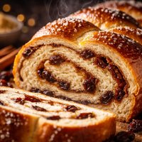 Cinnamon Raisin Swirl Challah
