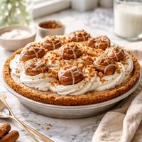Cinnamon Roll Cream Pie