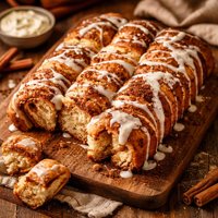 Cinnamon Roll Pull Apart Bread