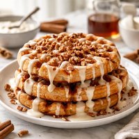 Cinnamon Roll Waffles