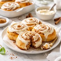 Cinnamon Rolls with Cream Cheese Frosting