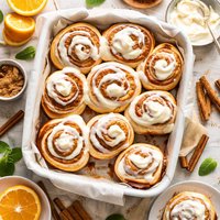 Cinnamon Rolls with Cream Cheese Glaze