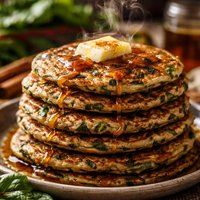 Cinnamon Spiced Chard Pancakes Passover
