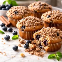 Cinnamon Streusel Blueberry Muffins Einstein Bagels