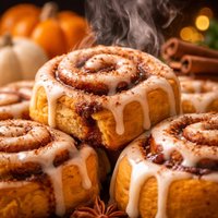 Cinnamon Swirl Pumpkin Rolls