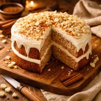 Cinnamon White Chocolate Cake