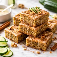 Cinnamon Zucchini Blondies