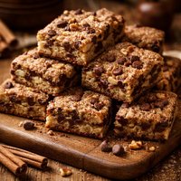 Cinnamony Chocolate Chip Walnut Squares