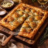 Cipollini and Bleu De Gex Tart