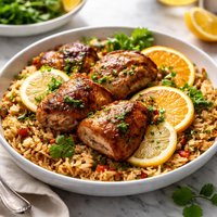 Citrus Chicken and Rice