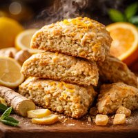 Citrus Ginger Scones
