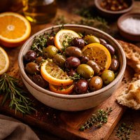 Citrus Marinated Olives
