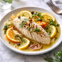 Citrus Poached Orange Roughy