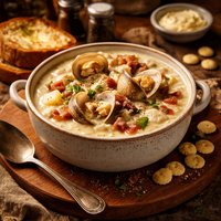 Clam Chowder Canadian Military Style