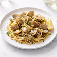 Clam Pasta with Garlic White Wine Australia