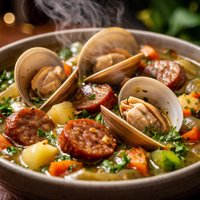 Clam Sausage Soup