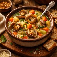 Clam Vegetable Soup Crock Pot