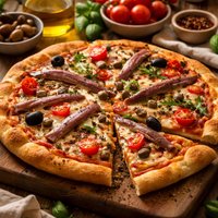 Classic Anchovy Pizza