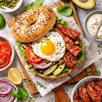 Classic Bacon and Egg Sandwich
